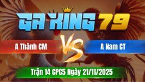 Trận 15 CPC5 Ngày 21/11/2025 - Úa chặn cặp ngực điều lọt khe té