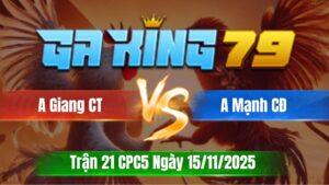 Trận 21 CPC5 Ngày 15/11/2025 - Xanh lùa tốc độ về bờ nót nhạc đầu