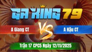 Trận 17 CPC5 Ngày 12/11/2025 - Điều dồn bướm vô vách siết la phan bướm rụng