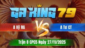 Trận 8 CPC5 Ngày 27/11/2025 - Cú bắt bướm không thành