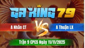 Trận 9 CPC5 Ngày 11/11/2025 - Đỏ nắm đầu đá ông đại xanh xè đuôi