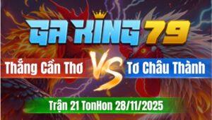 Trận 21 TonHon 28/11/2025 - Anh Tơ Châu Thành Hạ Gọn Anh Thắng Cần Thơ