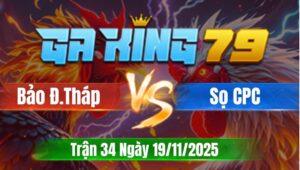 Trận 34 CPC4 Ngày 19/11/2025 - Gà Vàng Vô Lọt Cây Ói Sạch Túi