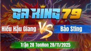 Trận 28 TonHon 28/11/2025 - Hiếu Hậu Giang Và Bảo Sting, Đá Xổ 400Tr