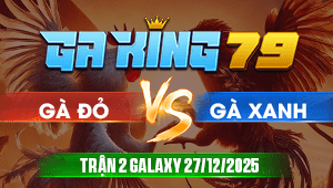 Trận 2 GALAXY Long Bình Ngày 27/12/2025 – Gà Điều chân vàng đâm sâu, Nhạn tang nặng