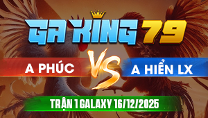 Trận 1 GALAXY LONG BÌNH Ngày 16/12/2025 – Chú Hiển Long Xuyên chấp đối thủ nửa kg dí ăn 7