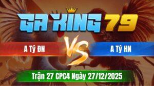 Trận 27 CPC4 Ngày 27/12/2025 - Bông đụng que chỉ có đường cầm xe