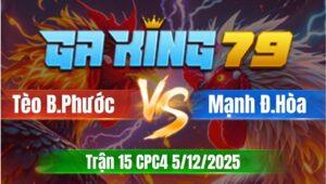 Trận 15 CPC4 Ngày 05/12/2025 - Khét sữa gồng tan ác vô kiến xám đứt hơi bỏ miệng hòa