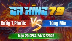 Trận 20 CPC4 Ngày 24/12/2025 - Bướm vô kiến tới phút 95 chìm gục