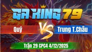 Trận 29 CPC4 Ngày 04/12/2025 - Điều gặp que đem xe đi cầm gấp