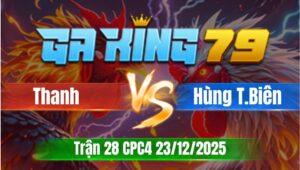 Trận 28 CPC4 Ngày 23/12/2025 - Xanh sáp vô đỏ chưởng mấy cây xém banh hên về bờ