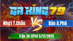 Trận 26 CPC4 Ngày 05/12/2025 - Bướm hàng hiệu đâm khỏi cần giới thiệu