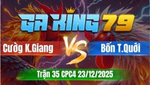 Trận 35 CPC4 Ngày 23/12/2025 - Bướm dâu vô dính đúng chân 1 té xe