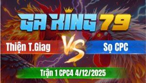 Trận 1 CPC4 Ngày 04/12/2025 - Bướm camelo chụp vô úa hết đường sống