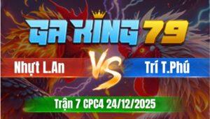 Trận 7 CPC4 Ngày 24/12/2025 - Khét đá cựa như sam chuối đen vô chịu không nổi