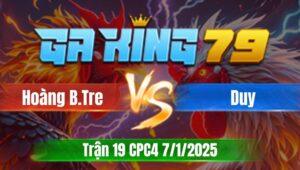 Trận 19 CPC4 Ngày 07/01/2026 - Điều dán cánh đuôi lao chụp đâu xanh đau tới đó