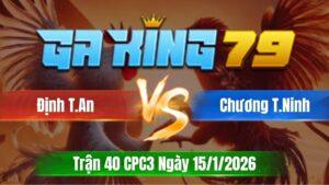 Trận 40 CPC3 Ngày 15/01/2026 - Phút 90 bướm thấm tang bõ ô chạy thua đáng tiếc