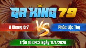 Trận 10 CPC3 Ngày 11/01/2026 - Que siết 3 chân liên tiếp cú nhớ mẹ xỉu tại ô